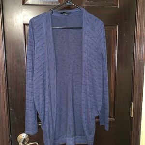 Blue cardigan